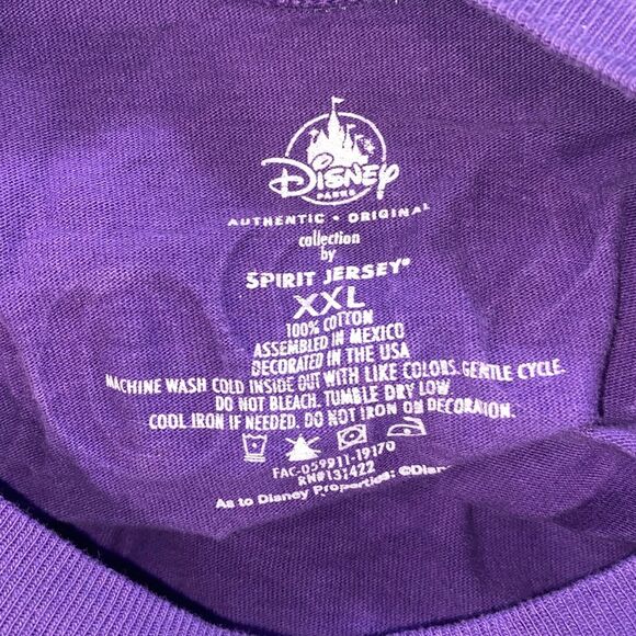 DISNEY Spirit Jersey Hocus Pocus Villain Spelltacular Purple Top - Picture 4 of 4
